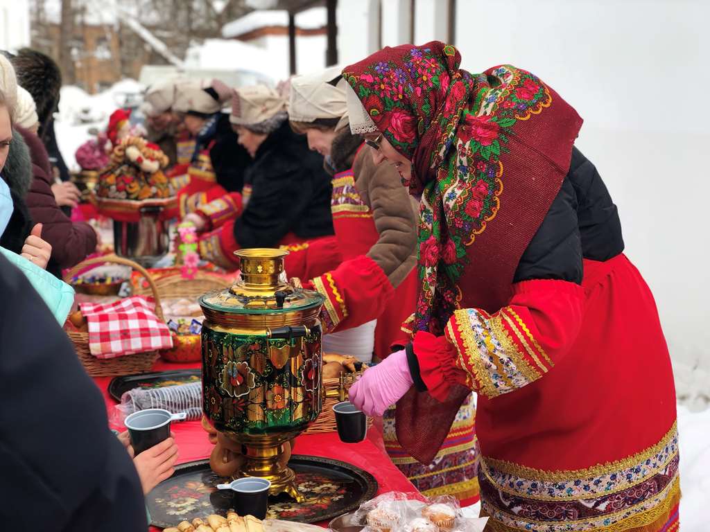 Масленица самовар